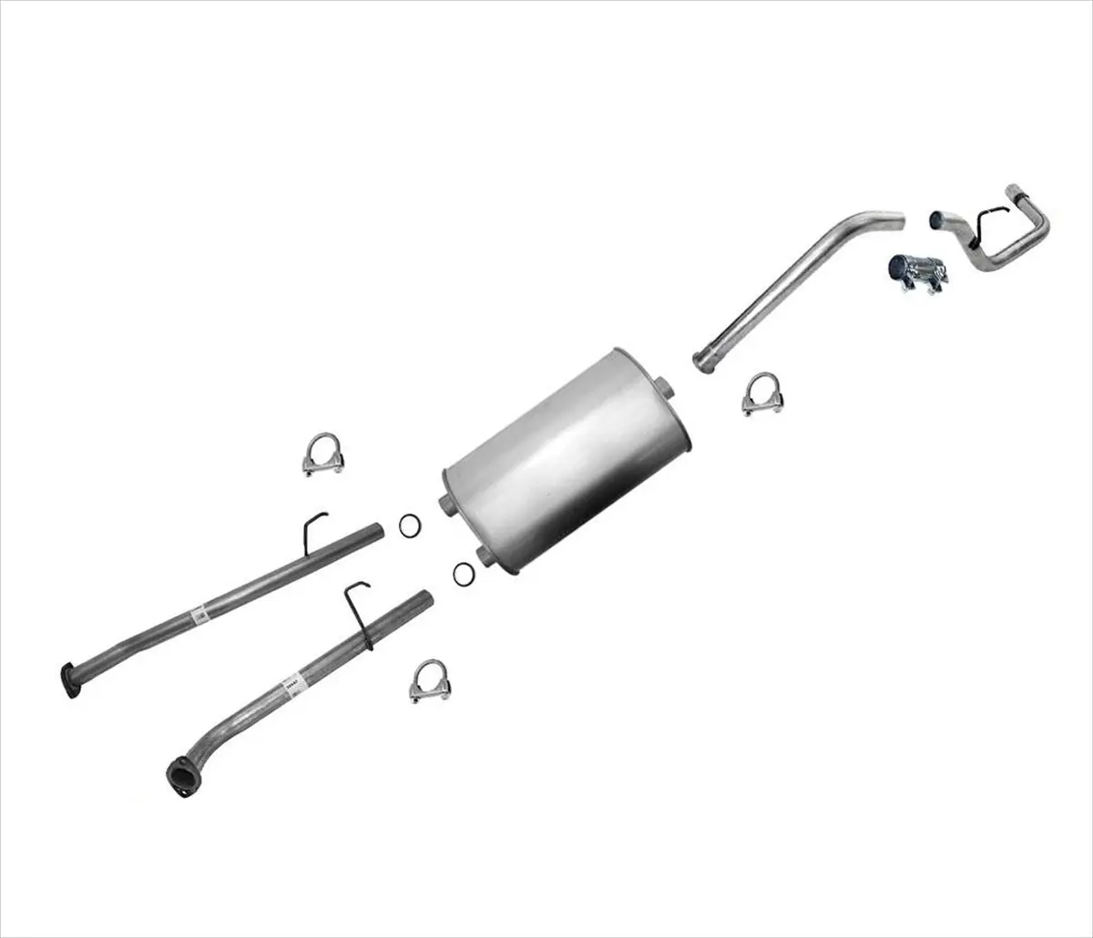 Exhaust Pipe Muffler Sys For 07-10 Tundra 4.0L 07-09 4.7L 145.7 Inch Wheel Base 1