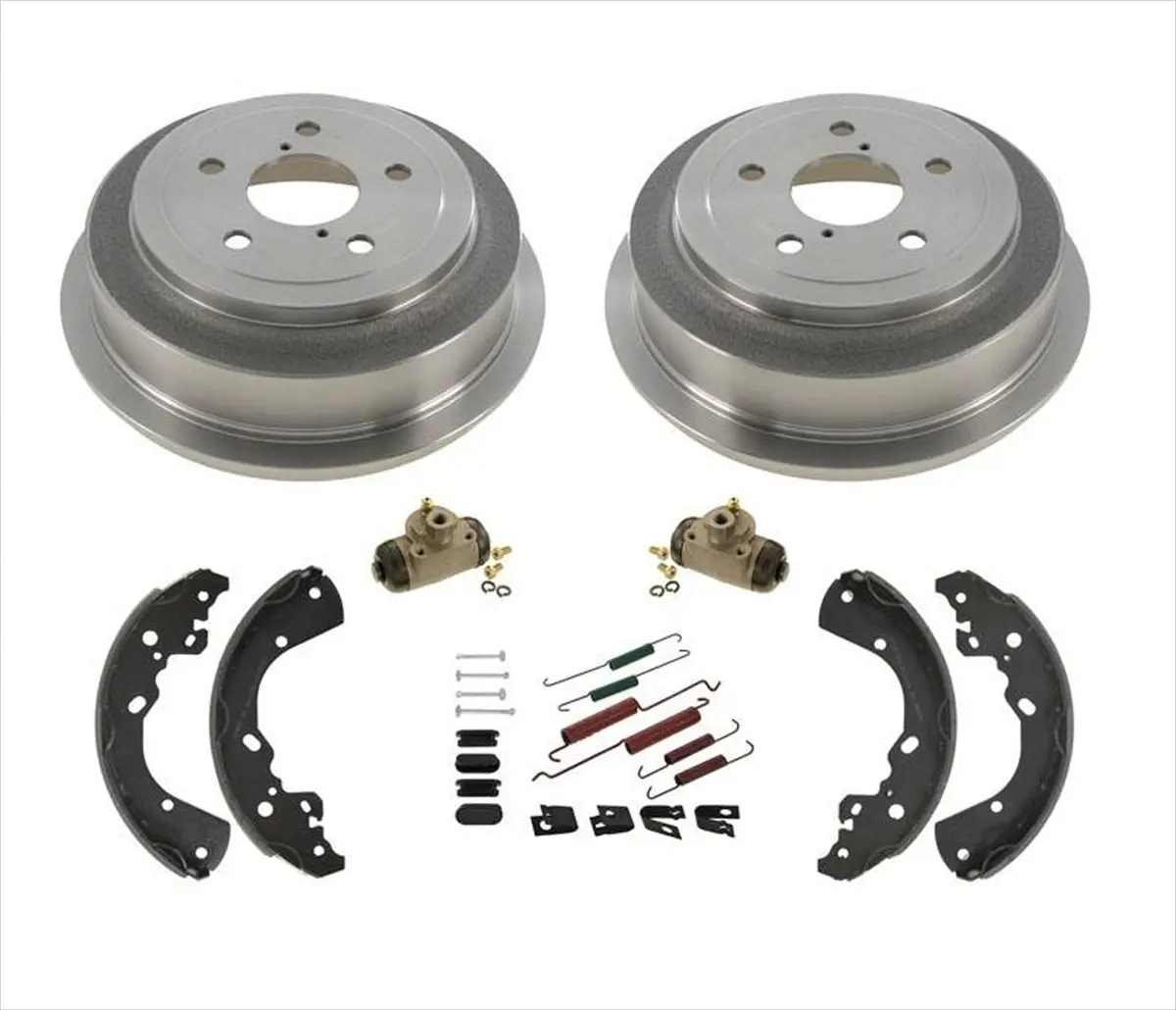 Rear Brake Drums & Shoes Wheel Cylinders & Hardware Kit For Dodge Dakota 2006 1