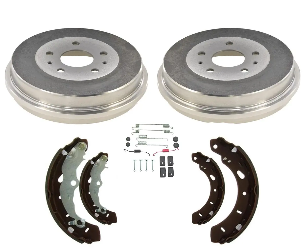 Rear Drums Brake & Shoes For Ford Focus S Se 2012 2013 2014 2015 2016 2017 2018 1