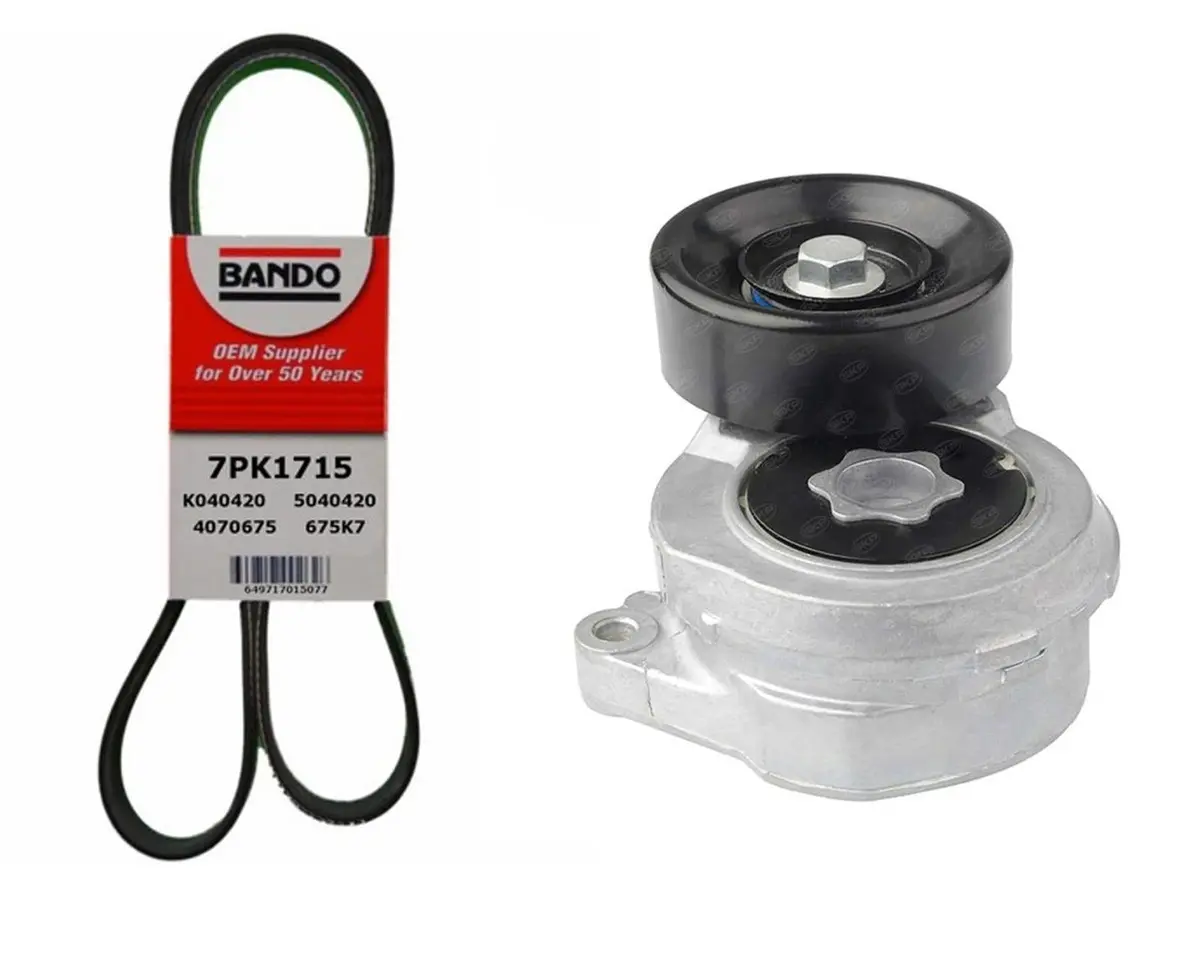 Main Engine Belt & Tensioner For Acura Tsx 2.4L 2009 12 2013 2014 31170-R40-A02 1