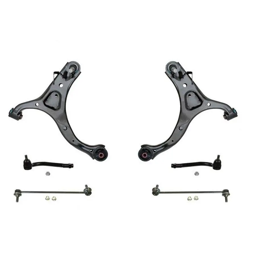 Front Control Arms Ball Joint Tie Rods For Hyundai Santa Fe 2007 2008 2010 2012 1