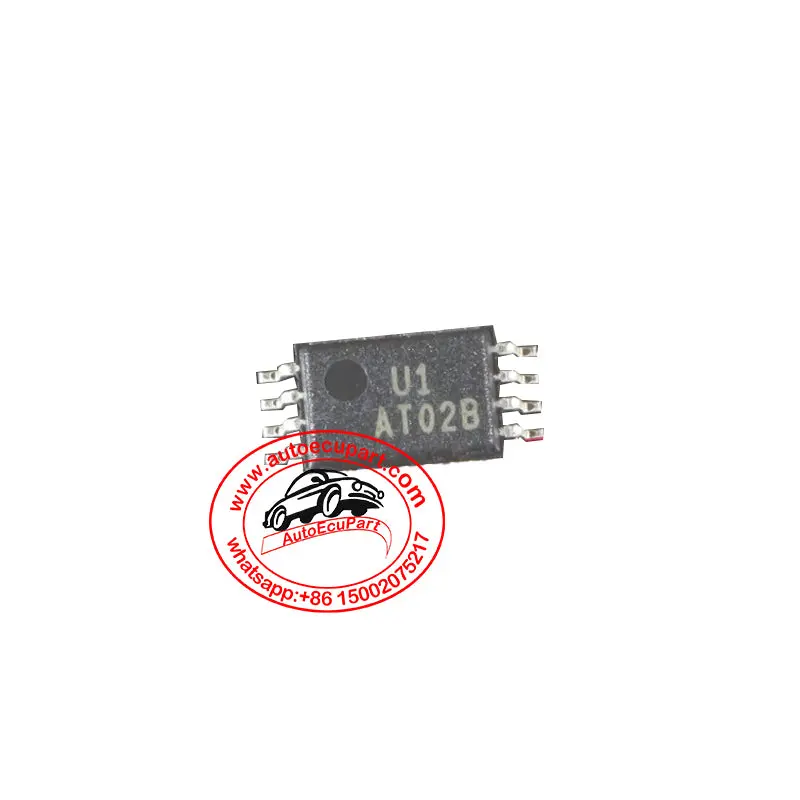 5Pcs At24c02 24C02 Tssop8 Memory Eeprom Chip Automotive Component Ic Original New 1