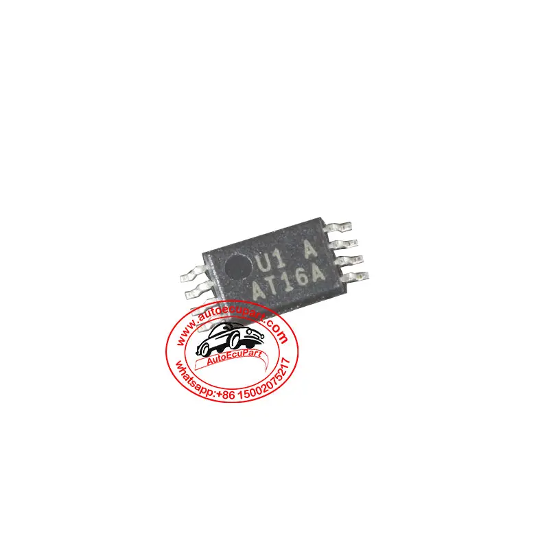 5Pcs At24c16 24C16 Tssop8 Memory Eeprom Chip Automotive Component Ic Original New 1