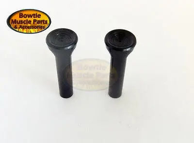 64-67 Chevelle Malibu 58-67 Impala 62-67 Nova Black Door Lock Knobs Knob Pair 1