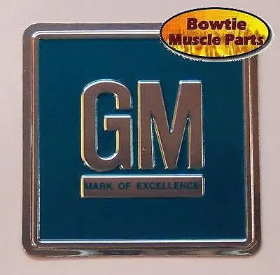 67 Corvette Camaro Impala Chevelle Gm Mark Of Excellence Decal Embossed - Each 1