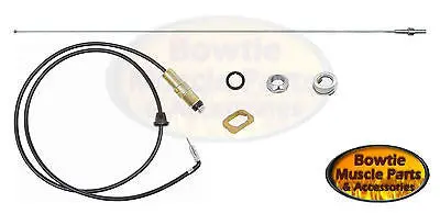 68-69 Nova Chevy Ii 69 Camaro Firebird Am Fm Antenna 30" Fixed Mast Assembly Kit 1