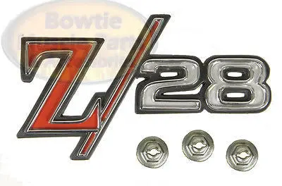 1969 69 Camaro Z/28 Front Fender Emblem Z28 - Each 1