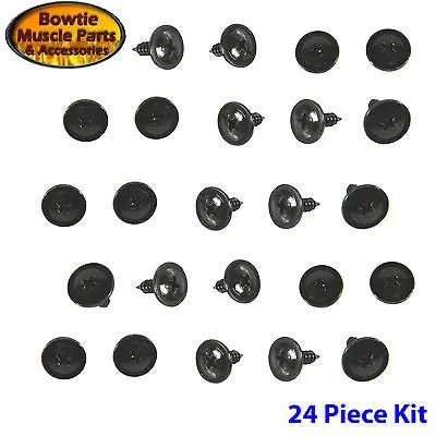 67 68 69 Camaro Firebird Correct Roof Rail Weatherstrip Channel Screw Set 24 Pcs 1