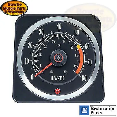 1969 69 Camaro 6X8 Tach 302 Z28 396 375Hp L78 Tachometer 6 X 8 Correct! 1