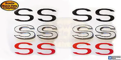 67 68 69 70 71 72 73 74 75 Camaro Ss Retro Fender Emblem Pair Emblems 76 77 78 1