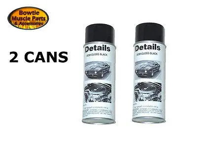 Corvette Impala Camaro Nova Chevelle Firebird Gto Semi Gloss Black Spary Paint 1