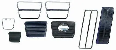 1969 69 70 71 Camaro Pedal Pad Trim Kit W/Disc & Manual Trans 1