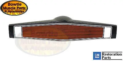 69 70 Steering Wheel Horn Shroud Rosewood Deluxe Camaro Impala Nova Chevelle 1