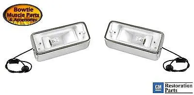 1969 69 Camaro Rs Backup Housings Pair Gm Restoration Parts - Highest Quality! 1