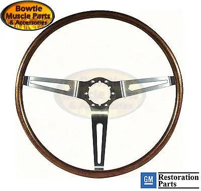 67 68 Walnut Wood Steering Wheel Camaro Impala Nova Chevelle Rpo Nk1 1
