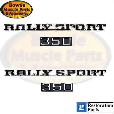 70 71 72 73 Camaro Rallysport 350 Front Fender Emblems Emblem Rs Badge Set 1