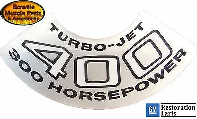 71 Chevelle Impala El Camino Camaro Monte Carlo Ss 400 402 300Hp Engine Decal 1