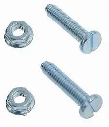 Round Hood Stop Bolts Pair 67 68 69 Camaro Chevelle Nova Monte Carlo 1