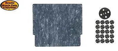 67-69 Camaro Hood Insulation For Std Flat Or Ss Hood With Factory Correct Clips 1