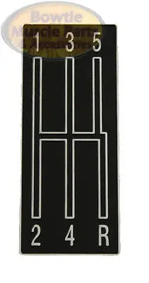 67 68 69 70 71 72 Camaro Nova Chevelle Shift Pattern Emblem 5 Speed Tremec 1
