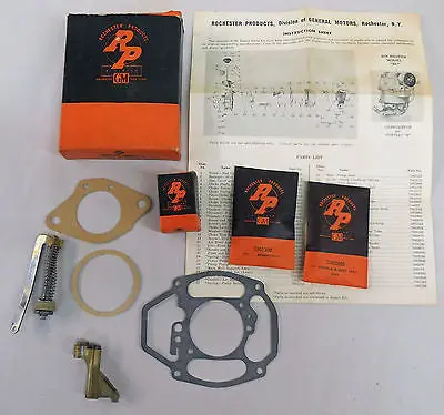51 52  Pontiac 6 Cylinder Rochester Carb Carburetor Rebuild Kit 7001392 7002870 1