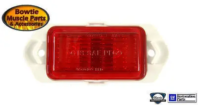 69 Camaro Chevelle Rear Parking Side Marker Light Lens Red 1