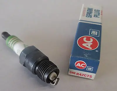 Ac Spark Plugs R42cts Vintage Green Stripes 1