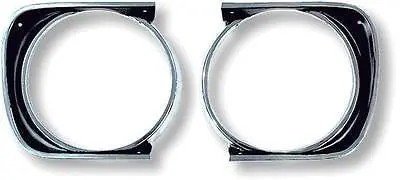 1967 67 Camaro Std Headlamp Headlight Bezels Bezel Ss Z28 Pair   Gm Restoration 1
