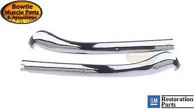 67 68 69 Camaro Firebird Convertible Header Molding - Chrome 1