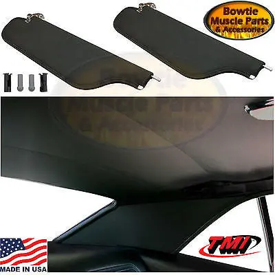 69 Camaro Firebird Headliner Sailpanel And Sunvisor Kit Color Black 1969 1