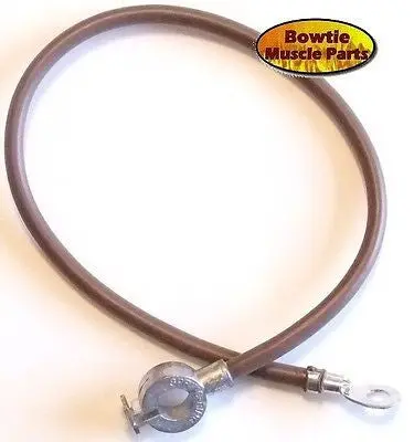 62-67 Corvette Impala Negative Battery Cable Oe Correct 1