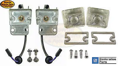 68 Camaro Rs Rallysport Parking Lamp Light Lens Gaskets And Screw Kit 1