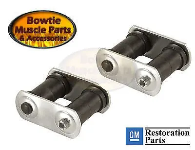 67-69 Camaro Firebird 62-69 Nova Rear Leaf Shackle Assembly Pair Best Quality! 1