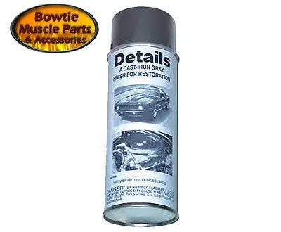 Corvette Impala Camaro Nova Chevelle Firebird Gto Cast Iron Gray Spary Paint 1