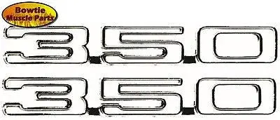 1968 68 Camaro Ss 350 Fender Emblem Emblems - Gm Licensed!!  Pair Lh And Rh 1