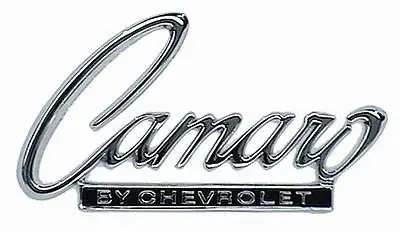 68 69 Camaro Header Trunk Deck Lid Emblem - Gm Licensed! Excellent Quality! 1