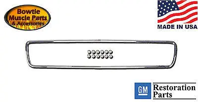 1969 69 Camaro Rs Center Grille Chrome Molding Z28 Ss Rallysport 3958637 1