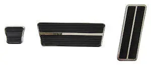 69-81 Camaro Firebird 69-74 Nova Ventura Pedal Pad Trim Kit W/O Disc W/Auto Tran 1