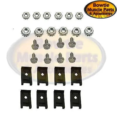68 Camaro Standard Grille Mounting Kit Nut And Bolt Set 1