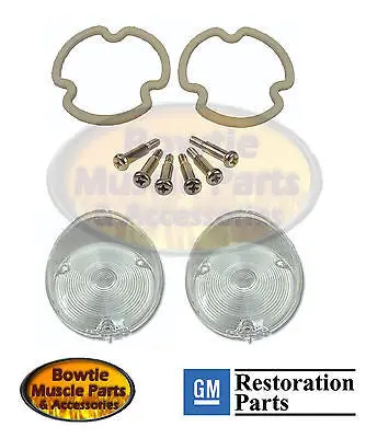 1969 69 Camaro Ss Rs Z28 Copo Zl1 Parking Light Lens Kit - Gm Restoration Parts 1