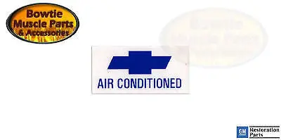 66 67 Corvette Camaro Impala Chevelle Air Conditioned Conditioning Decal Sticker 1