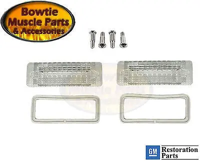69 1969 Camaro Rs Rally-Sport Reverse Back-Up Light Lens Set 5961500 1