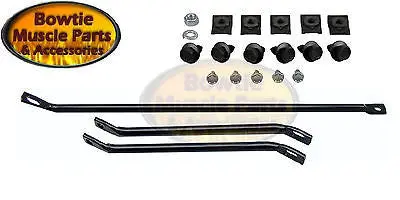 1969 69 Camaro Firebird Front Spoiler Mounting Hardware Kit With 3 Pc Brackets 1