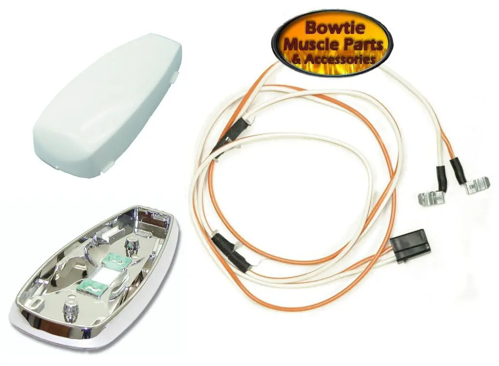 67 68 69 Camaro Firebird Chevelle Nova Dome Light Kit With Wire Harness 1