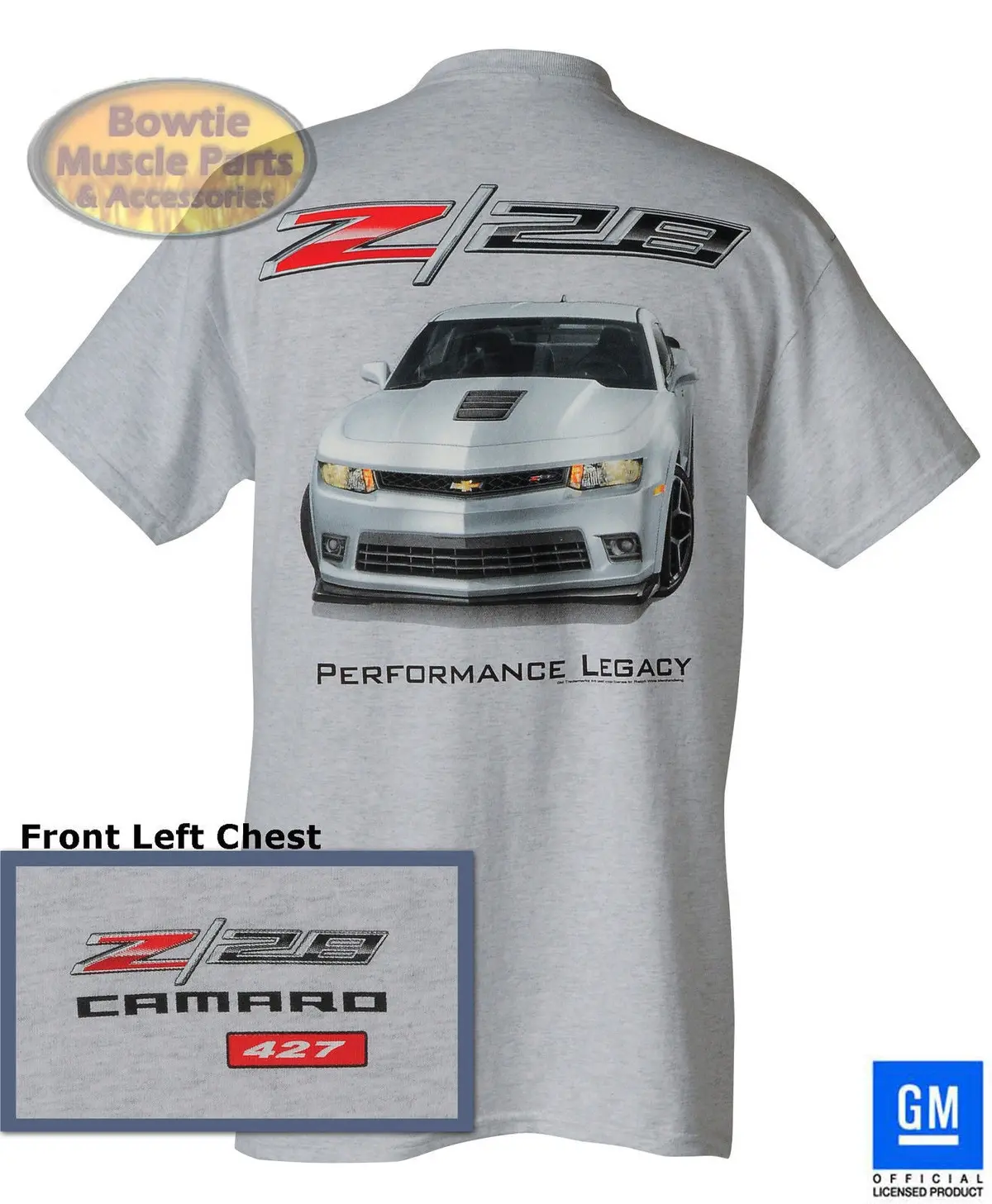 2014 Camaro 2015 Z28 Z/28 427 T-Shirt Performance Legacy Scca 67 68 69 70 2013 1