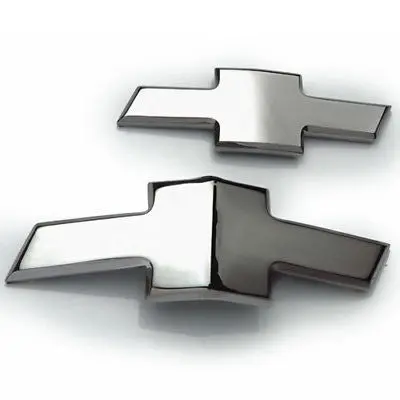 2010 2011 2012 2013 Camaro Front And Rear Bowtie Emblems - Chrome 1