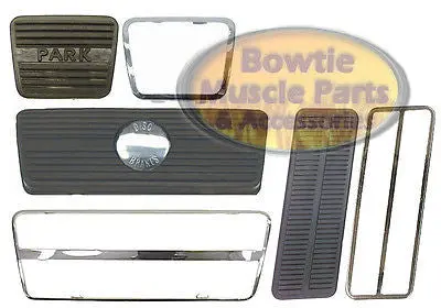 1967 68 Camaro Pedal Pad Trim Kit W/Disc & Auto Trans 1