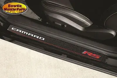 2010 2011 2012 5Th Gen Camaro Rs Door Sill Plates Carbon Fiber Gm Licensed Usa 1