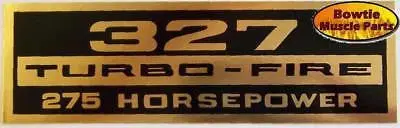66 67 68 Camaro Chevelle Nova 327 275Hp Engine Decal 1