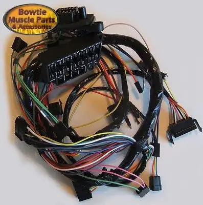 67 Camaro Dash Harness Column Shift Auto W/Warn Lights 1